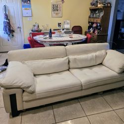 Roche Bobois Leather Sofa 