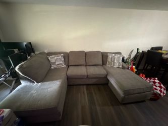 Grey sectional