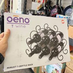 Minuet 7-Bottle Wine Rack, New in Box
