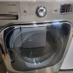 LG DRYER JUMBO STAINLESS STEEL 
