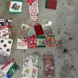 Assorted Gift Bags And Wrapping Paper 