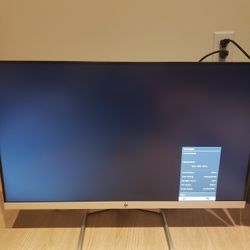 HP 2XN62AA 27-inch Full HD 1920 x 1080 IPS Backlit LED Micro-Edge VGA HDMI Display