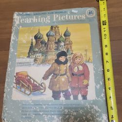 Set of 12 Vintage Children of the World Pictures and Teach Visual Teacher's Aids