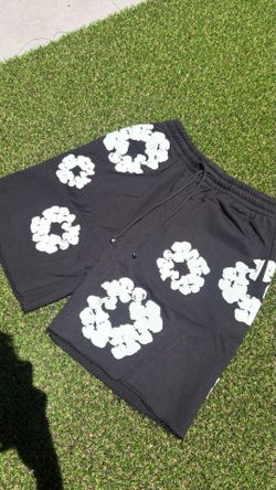 Denim tear shorts