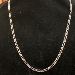 Figaro Necklace 28” Silver 925 From Italy