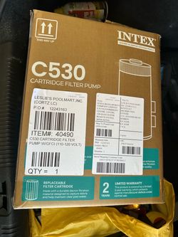 Intex c530 pool pump