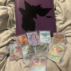 Pokémon Illustration Rare Lot  with new Gengar binder 