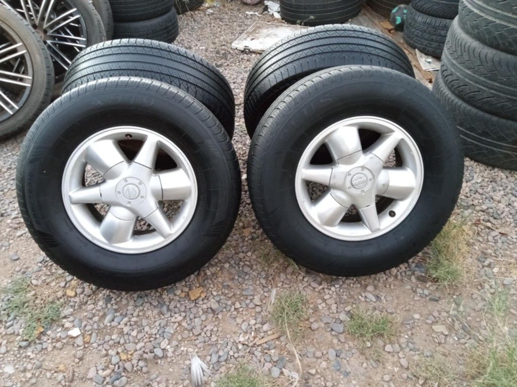 RIMS 16X7 ...255/70R16....6 LUGS FIT TOYOTA TACOMA NISSAN XTERRA NISSAN IZUSO RODEO NISSAN FRONTIER NISSAN PATHFINDER