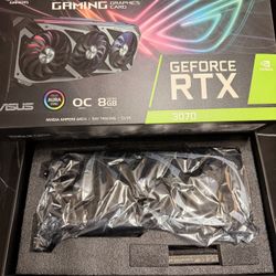 NVIDIA GeForce RTX 3070 ROG Strix Overclocked Triple-Fan 8GB GDDR6 PCIe 4.0 Graphics Card