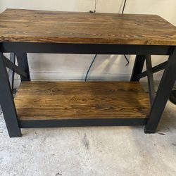 Furniture: Entry Table; Work Bench; TV Stand & More [Multi Use]  (4ft Long x 2ft Wide x 32” Tall)