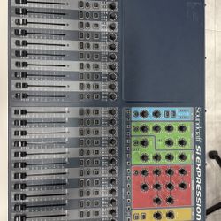 Soundcraft Si Expression 3, dante Card, Yamaha stagebox