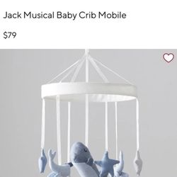 Pottery Barn Whale Crib Mobile