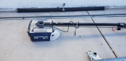 Garage door frame set