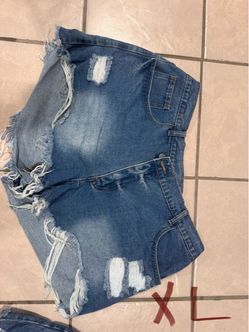Variety of shorts and skirts