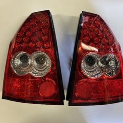 2005 - 2006 Dodge Chrysler 300 LED red taillights left + right pair calaveras LED