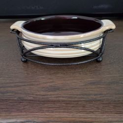 Dip Server, Tastefully Simple  W Black Metal Rack