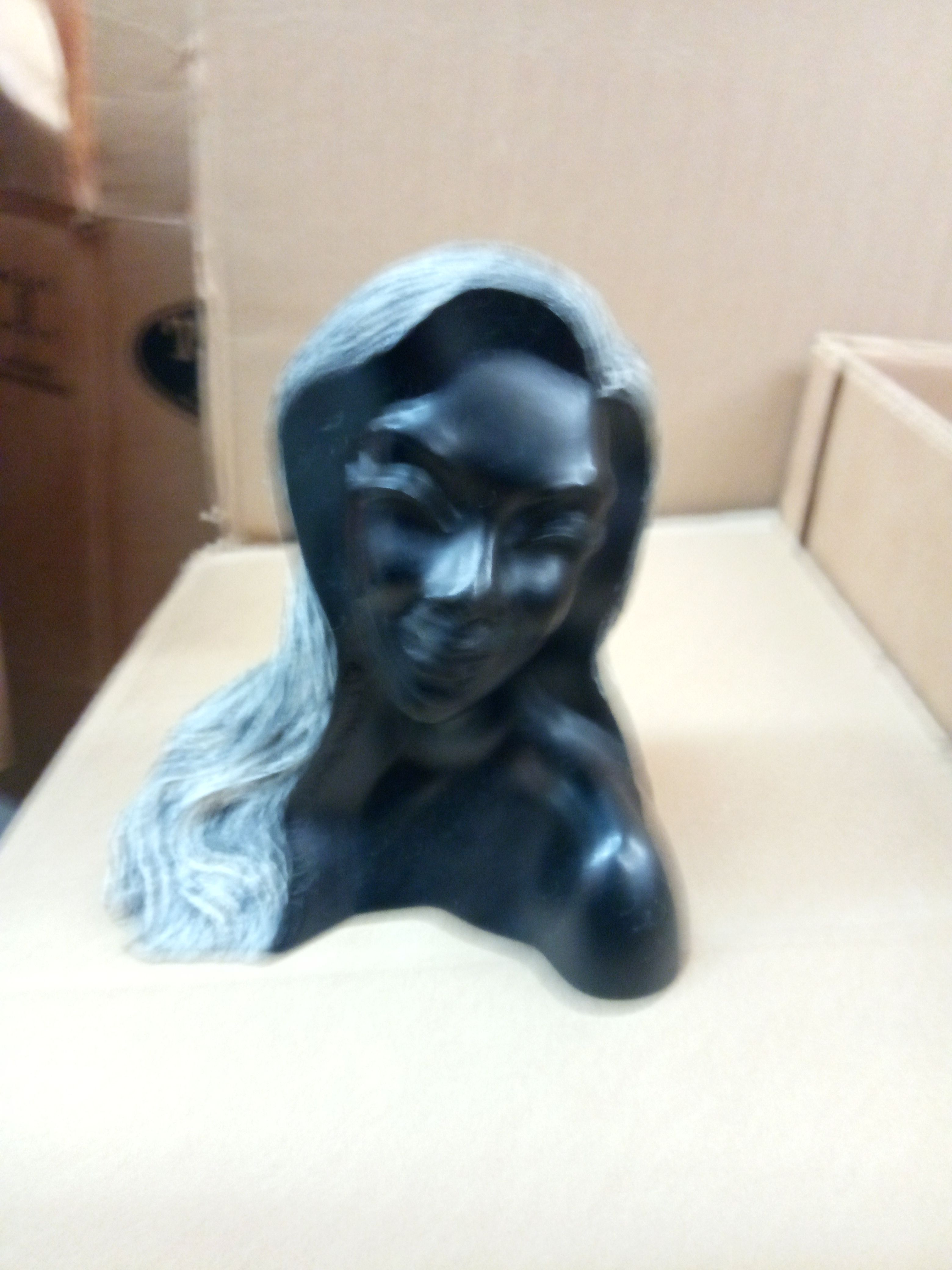 Vintage Frank Schirman Hawaiian Exotic Black Coral Sculpture Kanani 1967 47.00 O.B.O