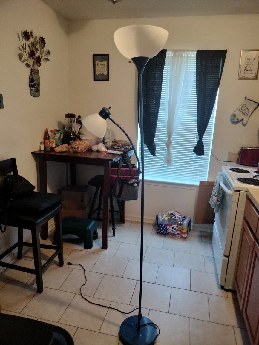 Blue Floor Lamp