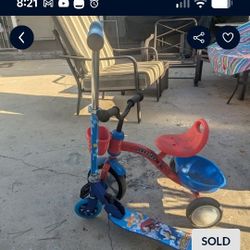 Brand New Sonic Scooter And Trike 