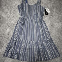 BCX Short Striped Summer Dress - Sz Medium