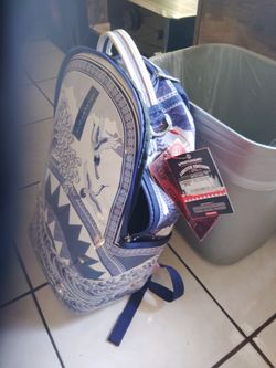 Spray ground backpack