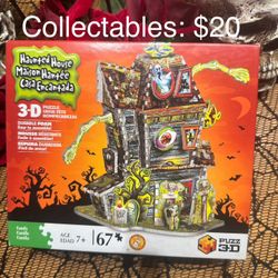 Collectable 2007 3-D Puzzle Hauted House