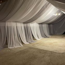 Draping For Baby Shower Wedding Quince Bautizo Birthday Etc..