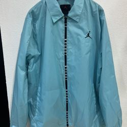 Nike Air Jordan Essentials Woven Jacket Blue DX9687-464 Mens Size XL UNC 