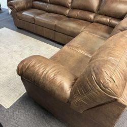 Coffe Sectional Sofa Couch Bladen