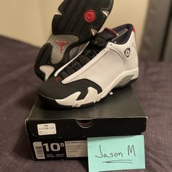 Jordan 14 Black Toe (2014 release)