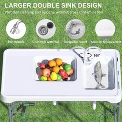 Portable Foldable Camping Table for Fishing and Picnic