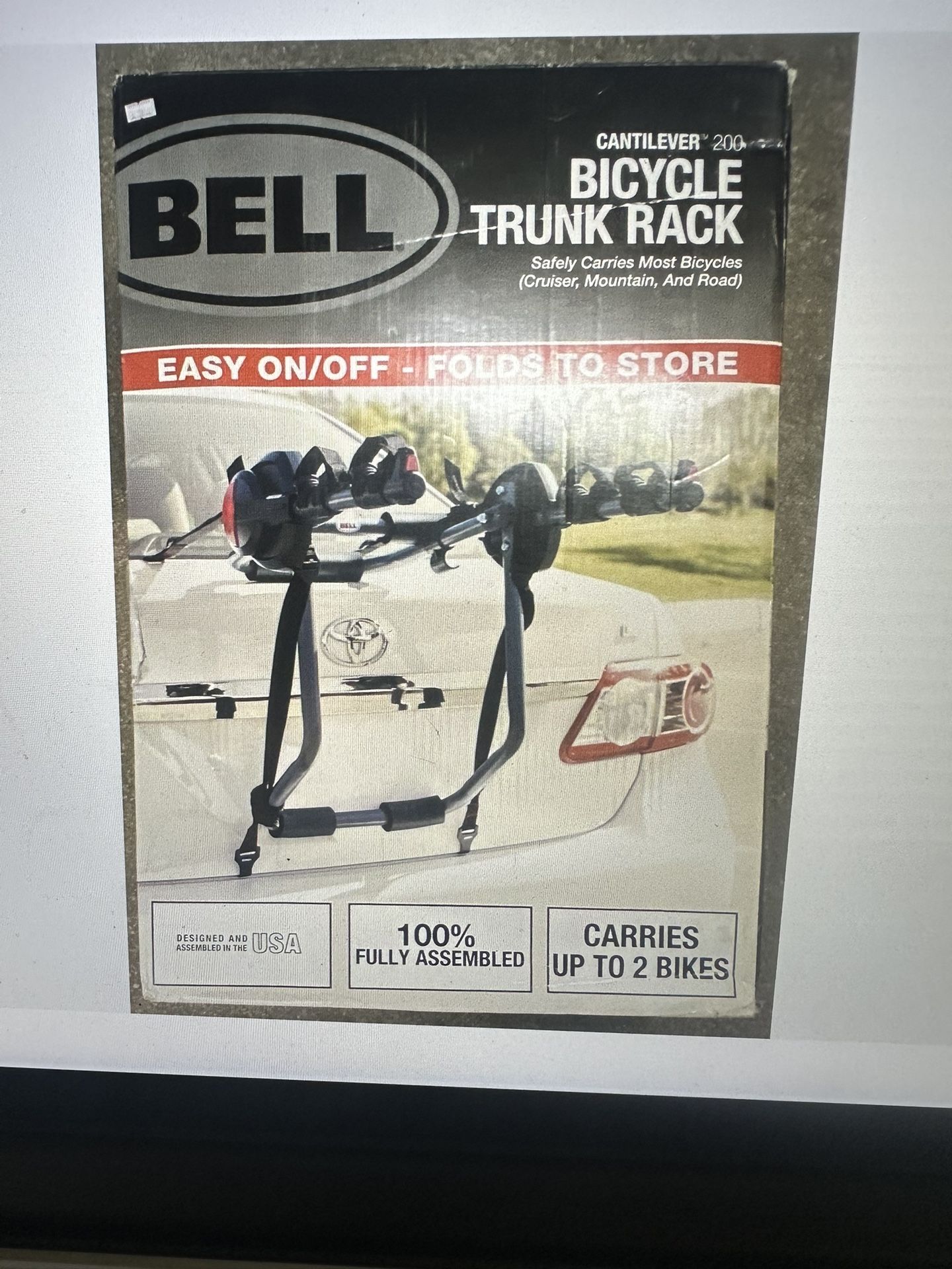 2 Bike Trunk Rack
