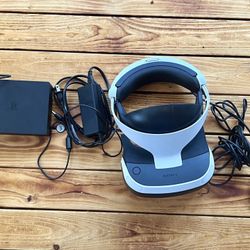 Playstation VR Headset And Power Supply 