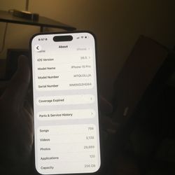 IPHONE 15 PRO 256 Gig (Like New)