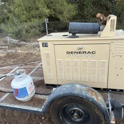 Generac Guardian Generator / Trailer Low Hours 114
