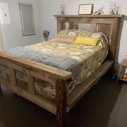 Handmade Rustic Queen Size Bedframe