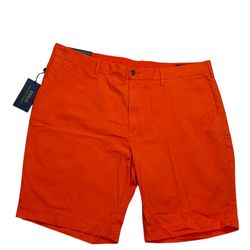 NWT Polo by Ralph Lauren Men's Stretch Classic Fit Flat Front 9"  Size 38