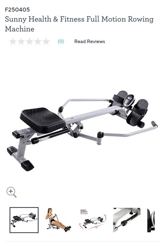 Sunny Health Rowing Machine 