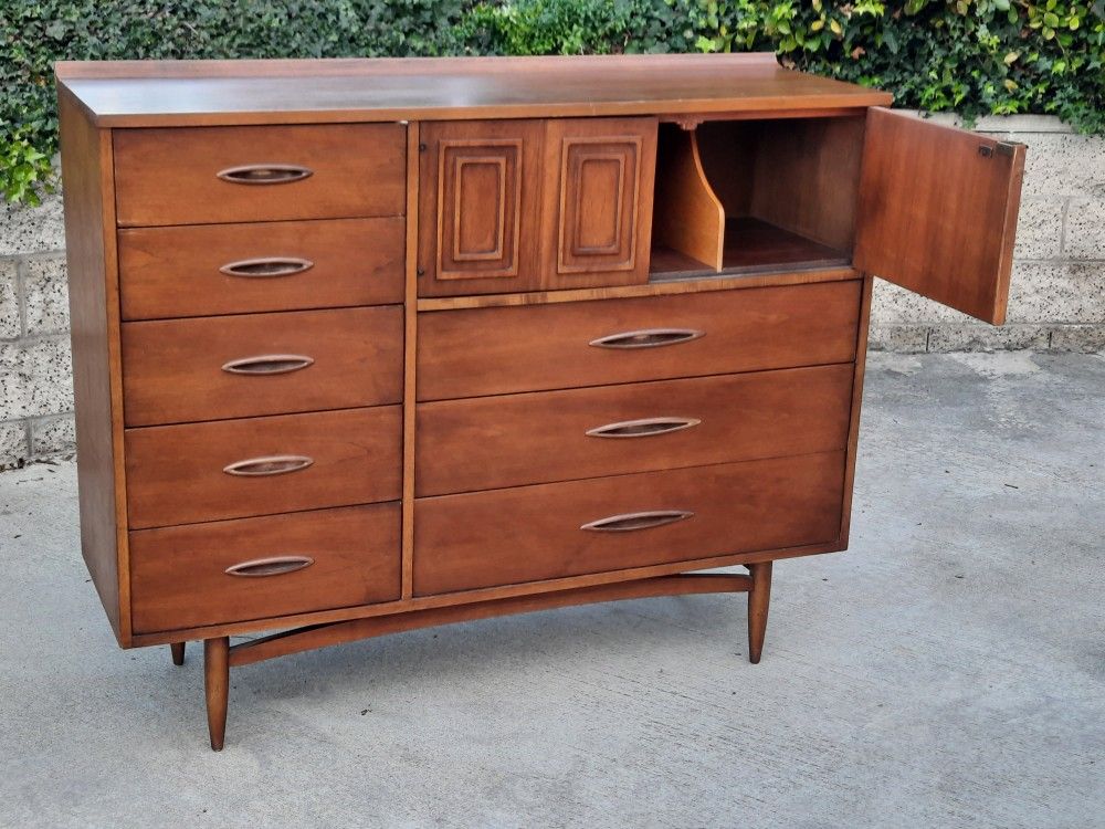 amazing 1960's Broyhill Sculptra Mid Century Modern GENTLEMAN'S CHEST DELUXE DRESSER ARMOIRE and Others