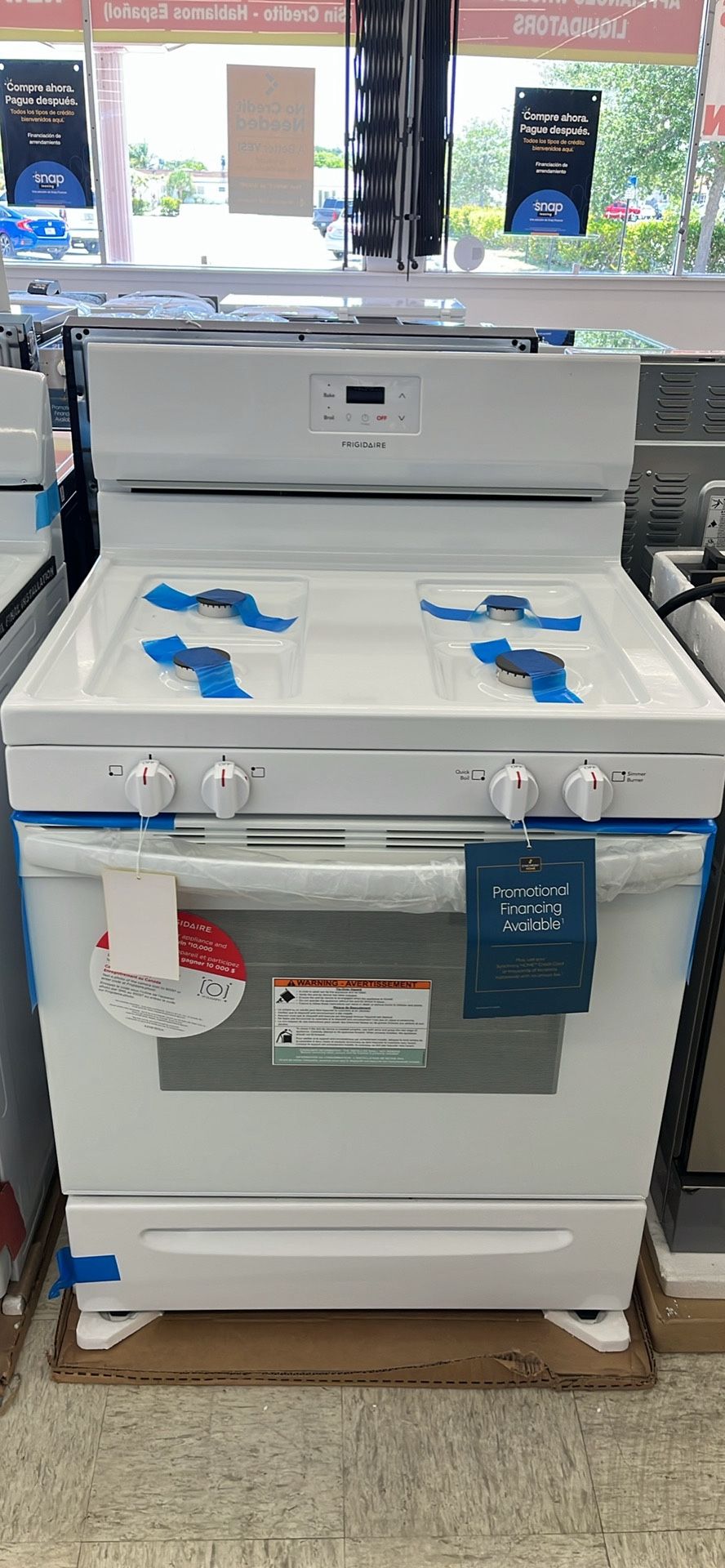 New Frigidaire Gas Range Freestanding- Financing Available With $10 Down