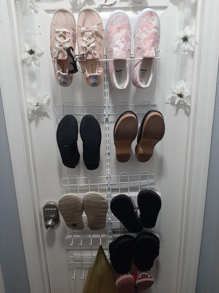 Elfa Over The Door Shoe Rack