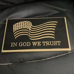 Handcrafted American flag