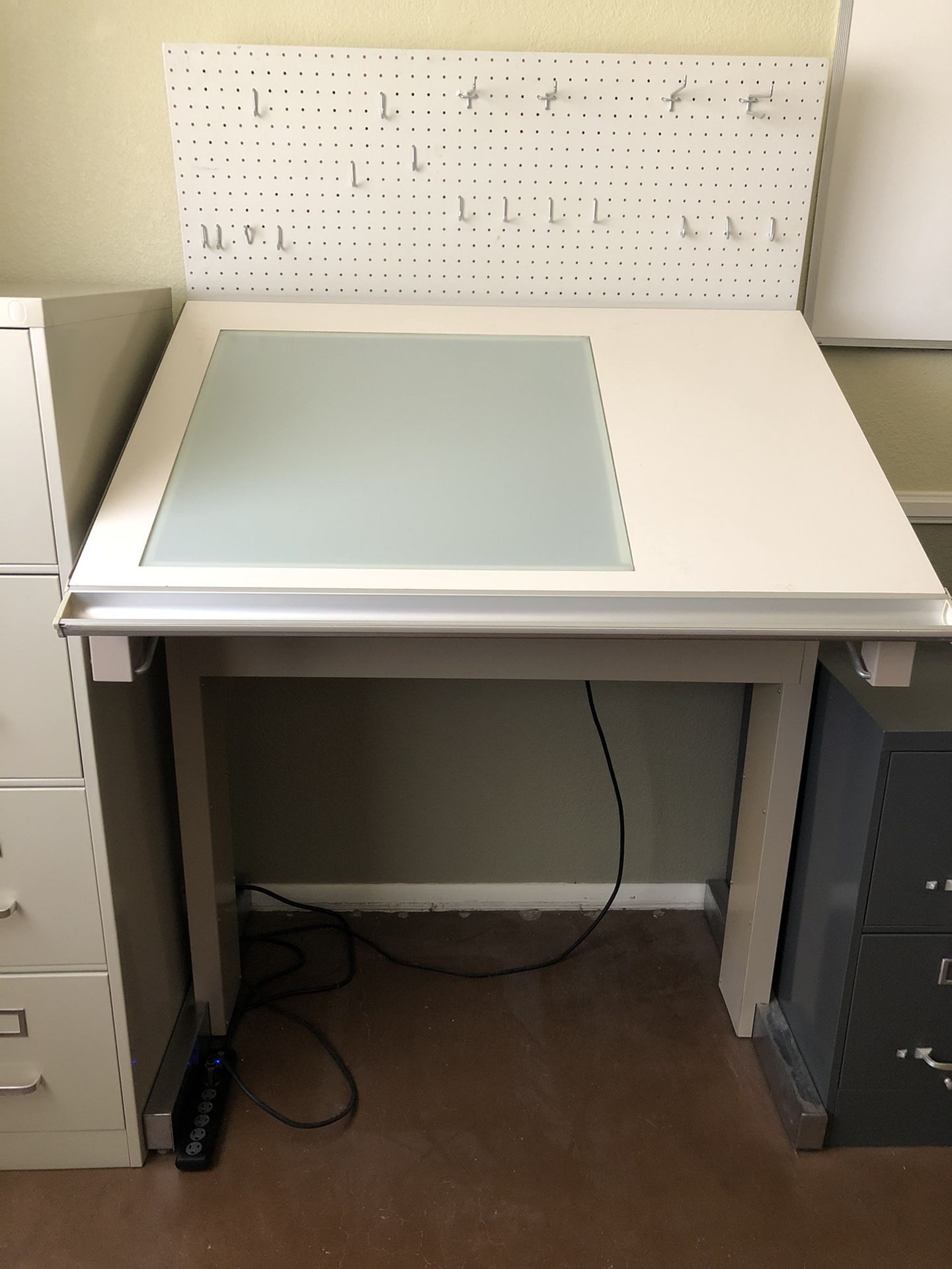 Drafting table with built in Lightbox