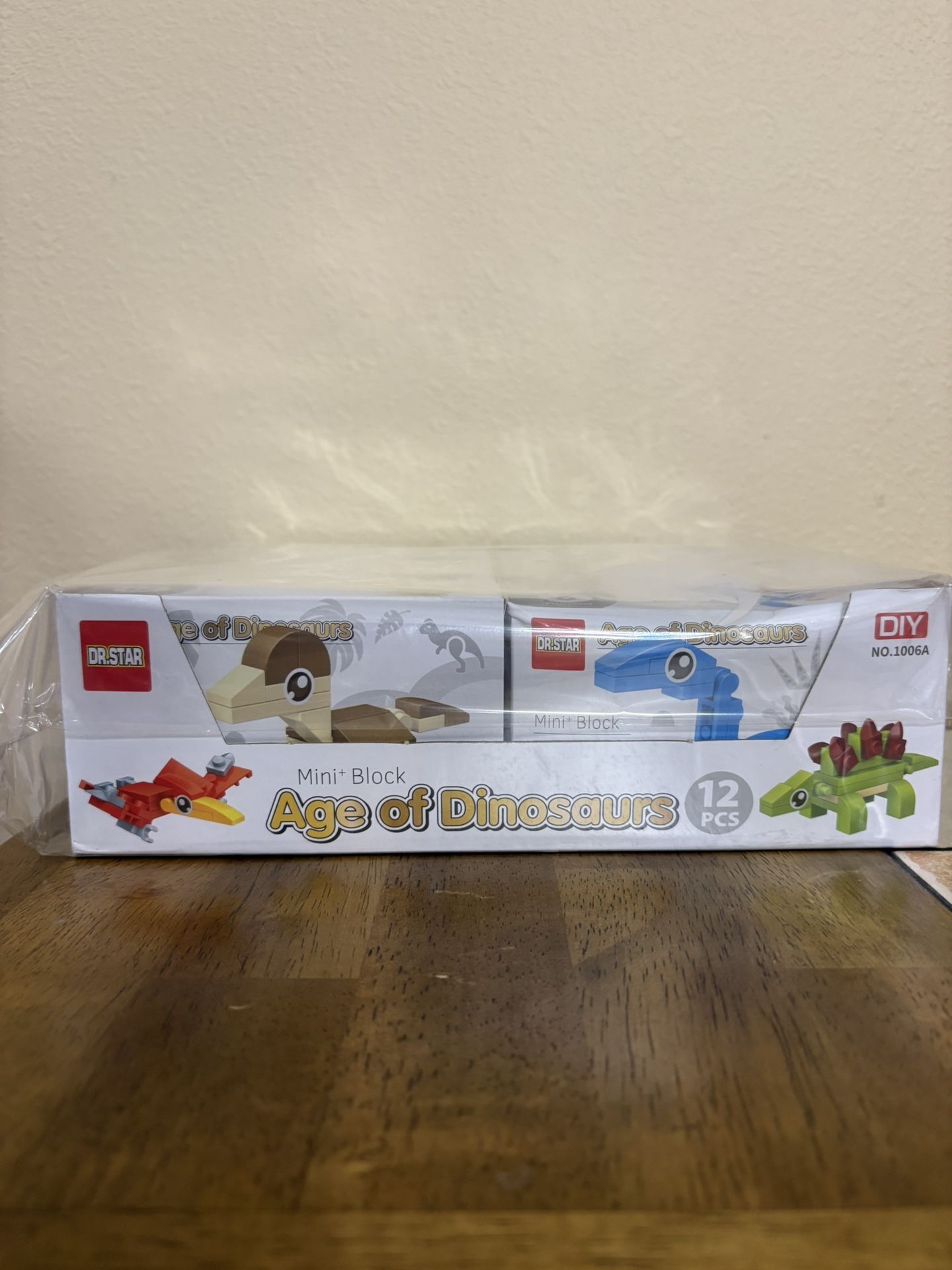 Dr. Star Mini Block Age Of Dinosaurs 12 Box Building Sets Pieces Range From 21 Pc To 28 Pc