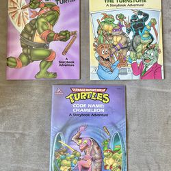 Vintage 1991 Teenage Mutant Ninja Turtles Lot Of 3 Code Name: Chameleon 