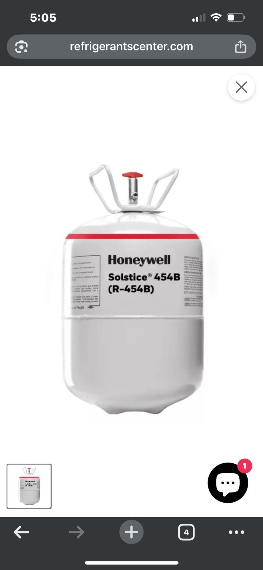 R-545B 25lb New and Sealed
