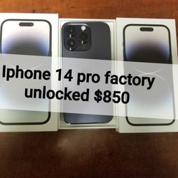 iPhone 14 Pro Factory unlocked 