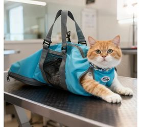 Cinf Cat Restraint Grooming Bag, Anti-Scratch Tool for Nail Trimming