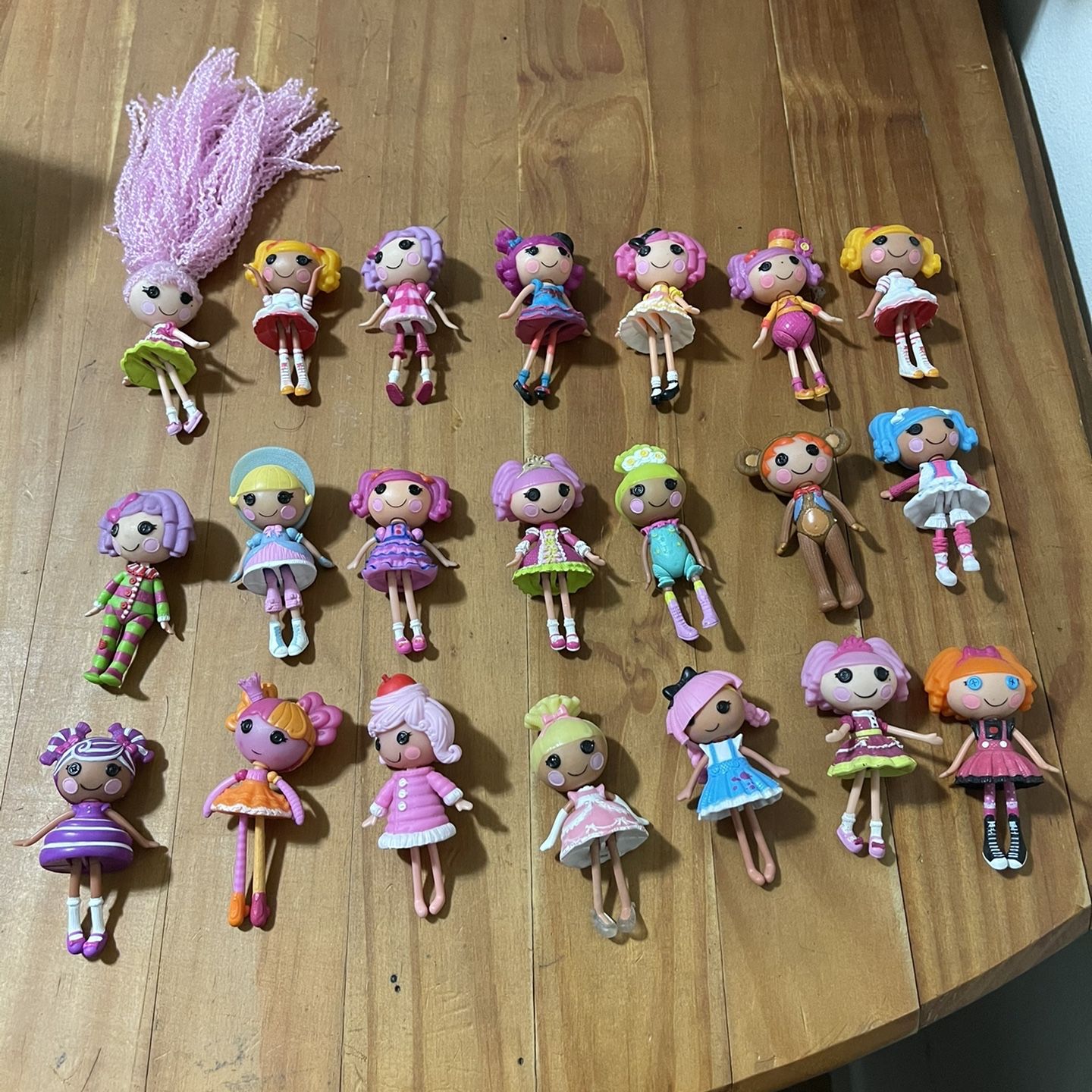 LALALOOPSY MINI DOLL LOT OF 21