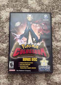 Pokemon colosseum bonus disc for nintendo gamecube